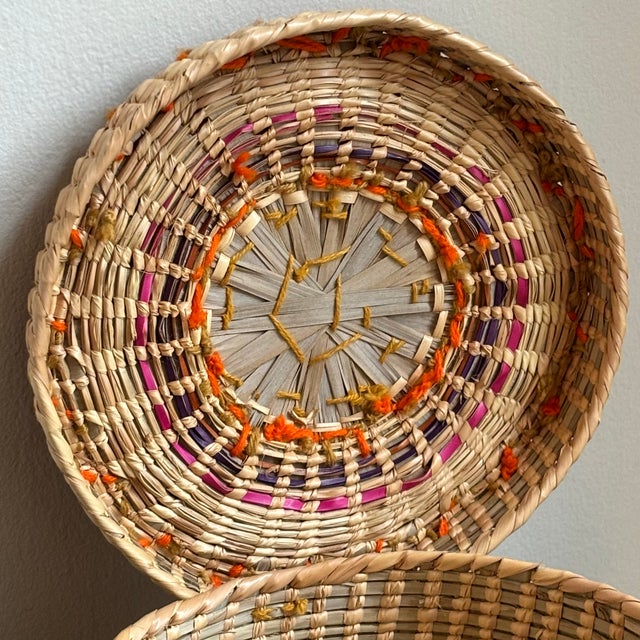 Mid-20th Century Handwoven Rattan Decorative Box For Sale In Baltimore - Image 6 of 12