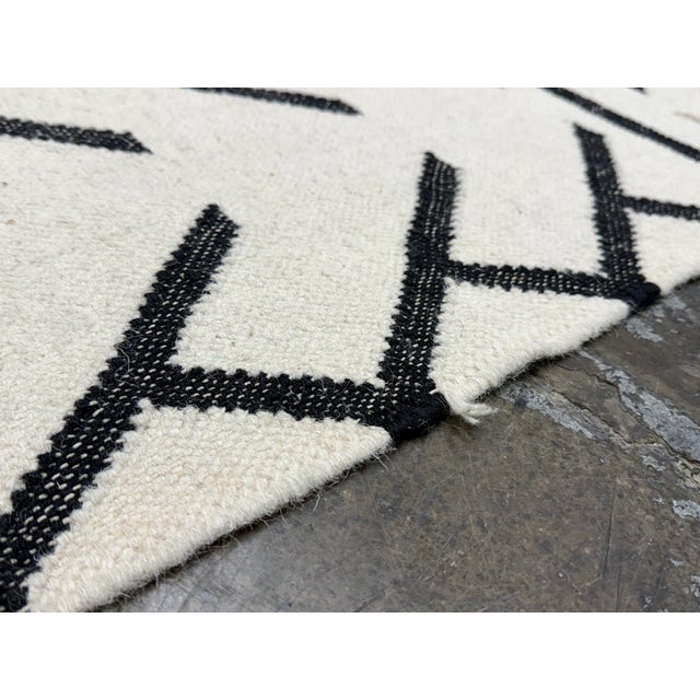 8ft 2in × 9ft 9in Four Hands Coulter Graphic Wool Area Rug For Sale - Image 9 of 12