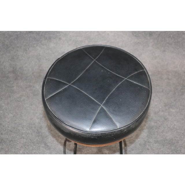 Metal Mid 20th Century Mid-Century Iron Stools - 6 Pieces For Sale - Image 7 of 7