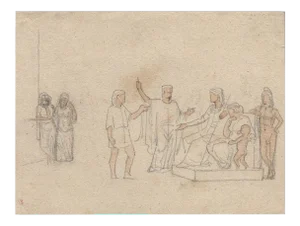 Georges Antoine Rochegrosse - Figures - Drawing - Early 20th-Century