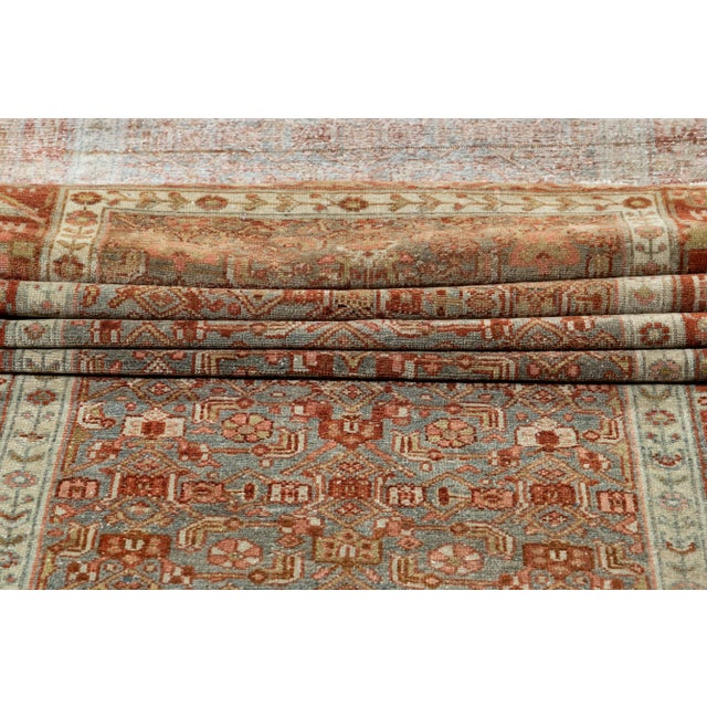 Early 20th Century Early 20th Century Antique Malayer Wool Runner Rug For Sale - Image 5 of 13