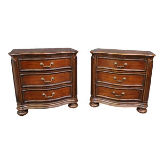 Bernhardt Mahogany Nightstands/Pair For Sale