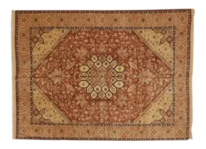 1980s Vintage Oushak Rug