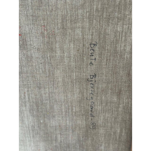 Bente Bjerregaard, Fruit, 1989, Oil on Canvas, Framed For Sale - Image 14 of 18