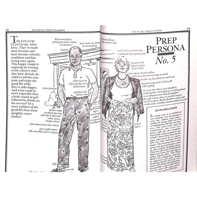 "The Official Preppy Handbook" 1980 Birnbach, Lisa (Inscribed) For Sale - Image 13 of 15