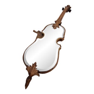 Extraordinary Violin Antique Mirror For Sale