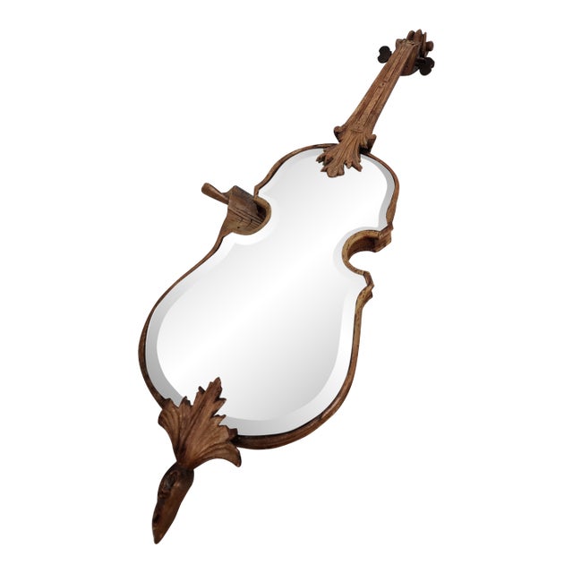 Extraordinary Violin Antique Mirror For Sale