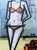 Bernard Buffet, The Bikini, 1967, Lithograph For Sale