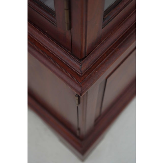 Knob Creek Penn Manor Cherry Curio Cabinet For Sale - Image 10 of 18