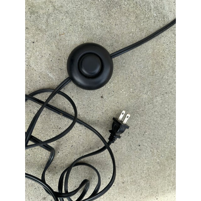 Metal 1990's Thomas O'Brien Vintage Modern Black and Chrome Task Lamp For Sale - Image 7 of 10