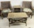 This vintage four-piece custom wicker porch set includes a table and chair set, with cushions included for added comfort....