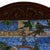 20th Century Mural Stained-Glass Panel With Hand-Carved Mahogany For Sale In Greensboro - Image 6 of 7