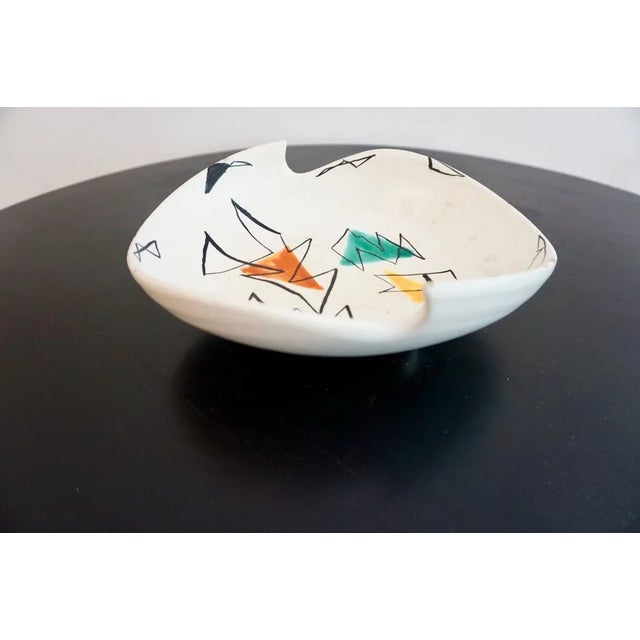 French Ceramic Plate by Marius Bessone for Vallauris, 1950s For Sale - Image 11 of 12