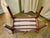 Wood Vintage Stool in Natural Leather and Wood by M. Hayat & Bros., 1960s For Sale - Image 7 of 11