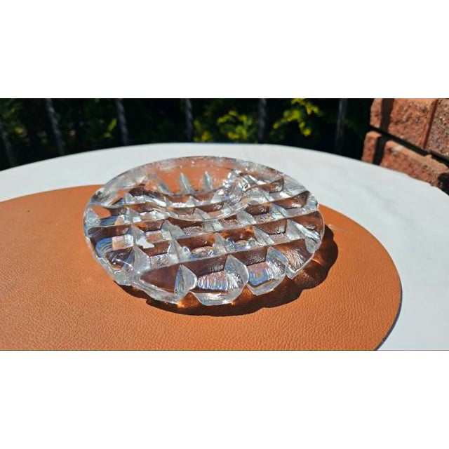 Handmade Ice Glass Bowl from Magnor, Norway, 1970s For Sale - Image 10 of 10