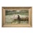 Leon Moran—Elegant Figures Fishing on the Water-19th-Century American Romantic Oil Painting For Sale