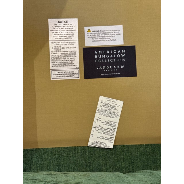 American Vanguard Custom American Bungalow Collection 647 Stanton Sectional Sofa For Sale - Image 3 of 10