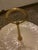 English 1960s Lenox Porcelain Leaf Two-Tier Serving Stand With Brass Handle For Sale - Image 3 of 7