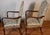 1980s Hickory Chair English Hepplewhite Mahogany Inlay Pair of High-Back Chairs For Sale - Image 14 of 17