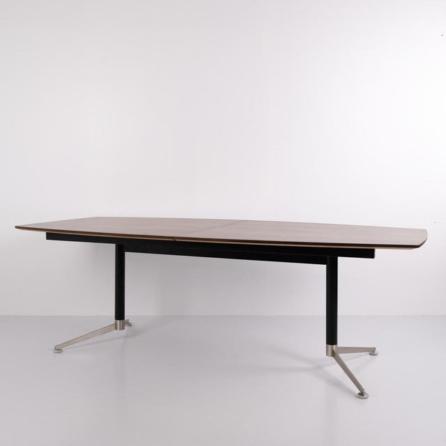Wood Paustian Spinal Conference Table in Smoked Oak by Paul Leroy, 2010 For Sale - Image 7 of 13