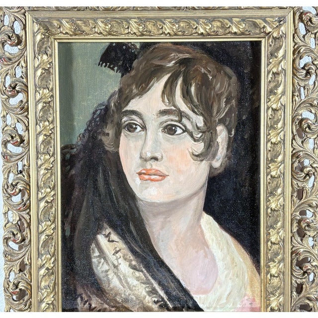 Original Stephen LeBailly Oil Study – "Memory of Goya" in Gilded Frame Elevate your collection with this captivating...