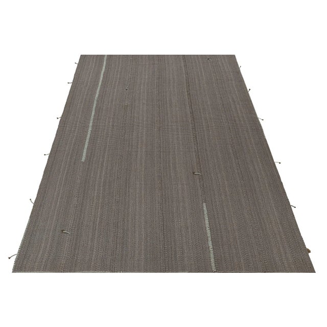 Handwoven in wool, this 10x14 Kilim is from a bold new line of contemporary flatweaves by Rug & Kilim. Further On the...