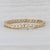 2010s 1.75ctw Diamond Tennis Bracelet 14k Yellow Gold 7" 4.7mm For Sale - Image 5 of 7
