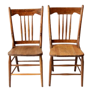 Antique Farmhouse Dining Chairs