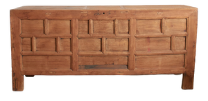 Antique Rustic Elm Haberdashery Kitchen Island Sideboard