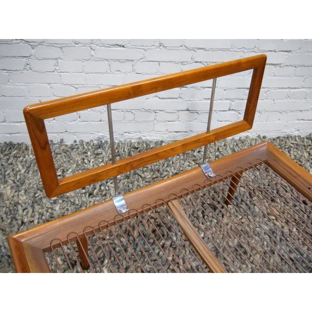 Wood Minerva Daybed or Sofa by Peter Hvidt & Orla Mølgaard Nielsen for France & Son, Denmark, 1960s For Sale - Image 7 of 18