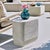 Constructed From Natural Concrete And Sand, This Wavy Side Table Features An Incredible Finish Pattern With Remarkable...