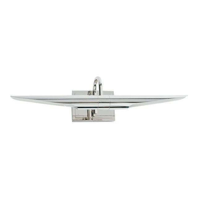 Regina Andrew Redford Picture Light Small in Polished Nickel For Sale