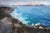 This oil painting captures a serene coastal view of the Cíes Islands, showcasing the dynamic interplay of light and water....