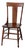 Antique American Splat Back Wood Chair For Sale