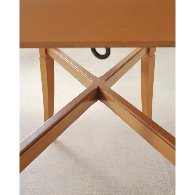 Tommi Parzinger for Charak Mahogany Danbury Extend Dining Table For Sale - Image 12 of 18