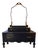 Vintage Gettysburg Furniture - Navy Blue Vanity With Mirror For Sale