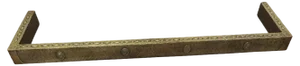 Long Arts and Crafts Beaten Brass Fender, 1880s