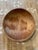 This vintage Primitive hand-turned wooden dough bowl is a unique and rustic piece, perfect for those who appreciate...