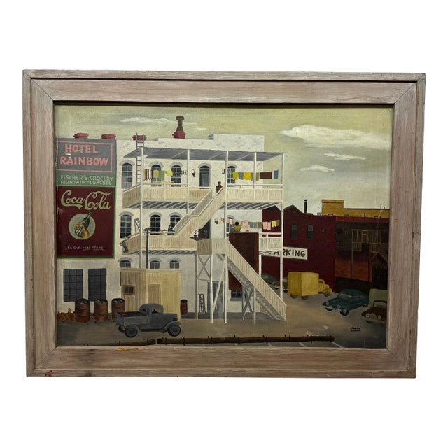 Marion Kramer Spectacular 1930's Old Town Square For Sale