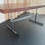 1970s Scandinavian Modern Rosewood Chrome Trestle Extension Dining Table For Sale - Image 11 of 12