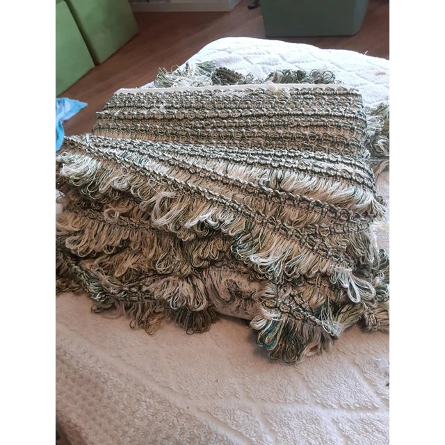Contemporary Scalamadre Designer Scalloped Fringe, 5 Yard Increments For Sale - Image 3 of 6