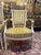 Louis XVI Style Cabriolet Armchairs and Louis XVI Chair, Set of 3 For Sale - Image 3 of 8