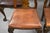 Queen Anne Style Burr Walnut Wind-Out Extending Dining Table and Chairs, 1930, Set of 5 For Sale - Image 15 of 18