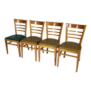 Set of 4 Mid-Century Modern Vintage Original Thonet New York Dining Chairs For Sale