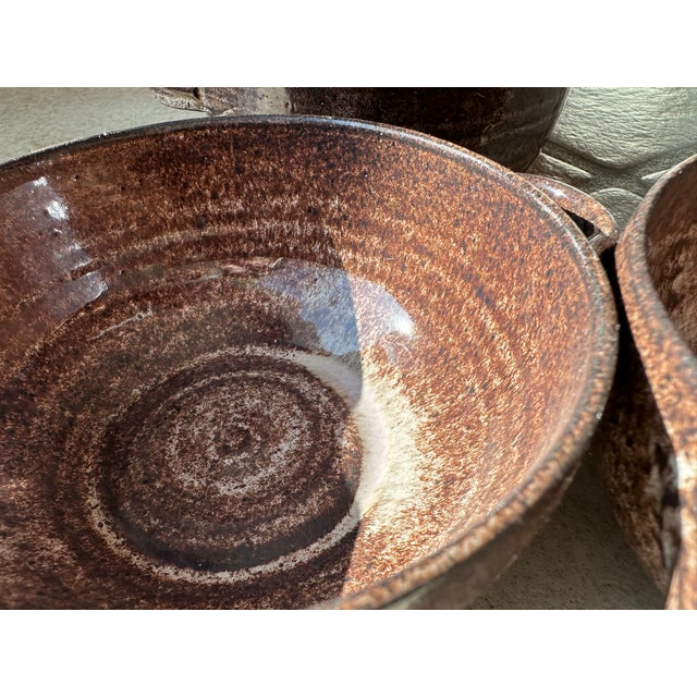 Beige Ceramic Soup Bowls from Serocka, Germany, 1970s, Set of 4 For Sale - Image 8 of 11