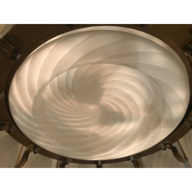 Murano Swirl Glass Chandelier by Paolo Venini for Murano, 1960s For Sale - Image 16 of 17