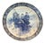 Large Delft Blue Wall Plate by Boch, 1960s For Sale
