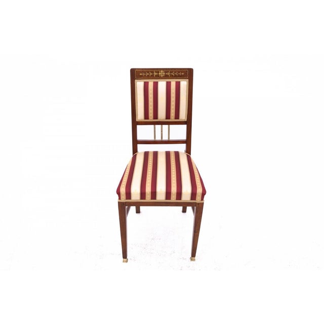 French Empire Table with Chairs, Set of 5 For Sale - Image 14 of 18