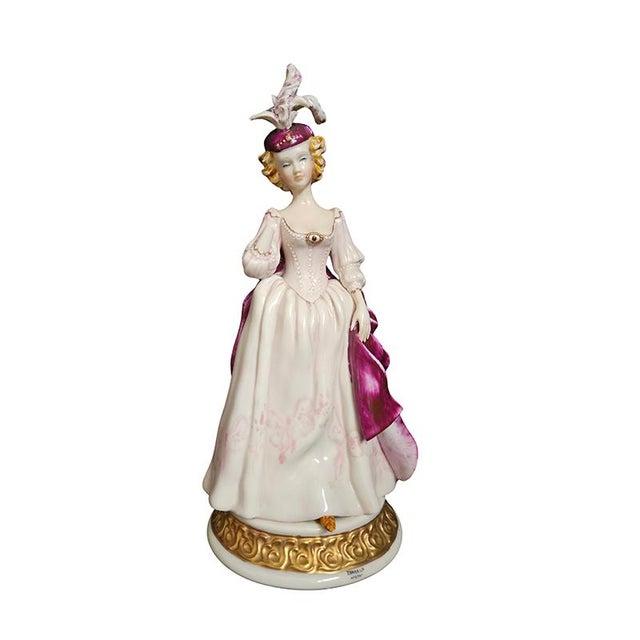 Sculpture of Commedia Dell'Arte Woman, 1980s For Sale - Image 6 of 6