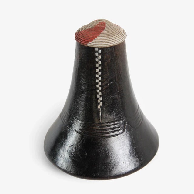 Tribal Vintage Wood African Hima Milk Pot For Sale - Image 3 of 5